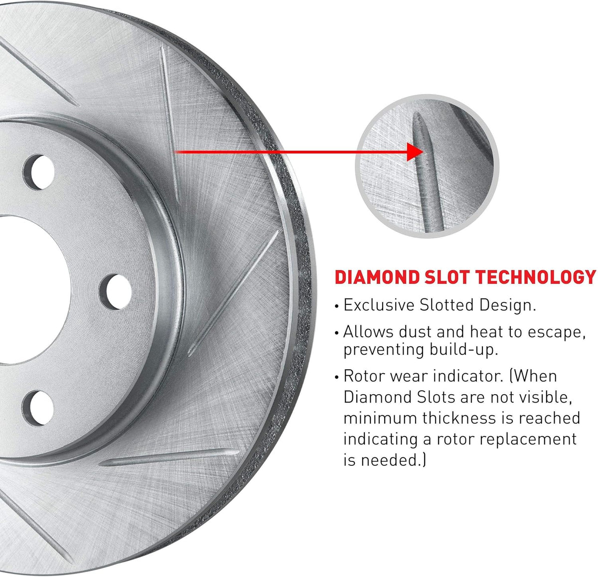 Slotted Brake Rotors Kit & Semi-Met Brake Pads C974037