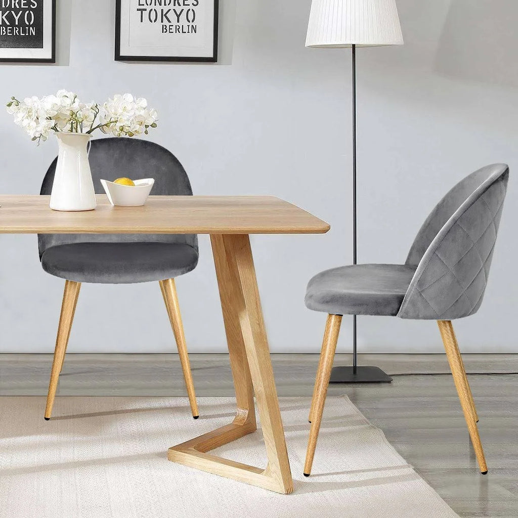 Velvet Dining Chair Set of 2 U585