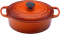 3.5 Quart Enameled Cast Iron Oval French Oven C477583