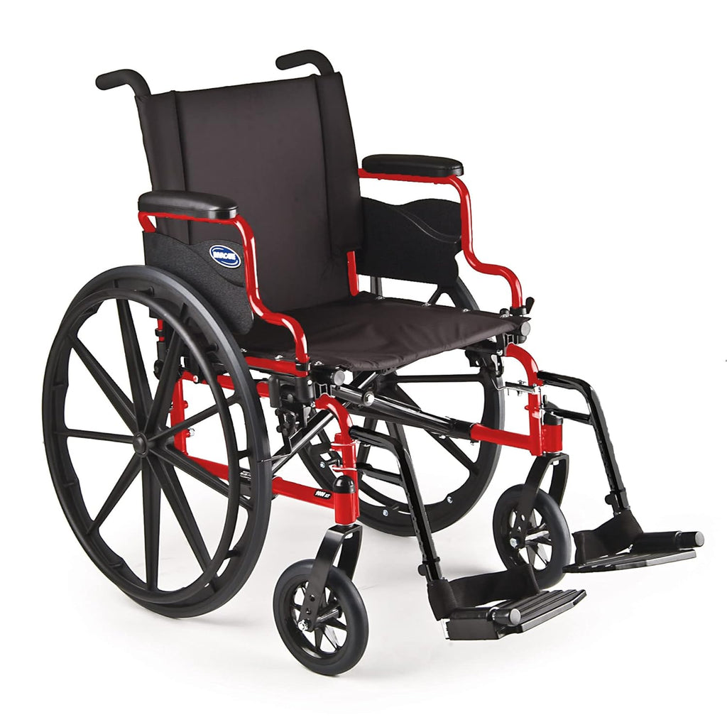 16 Inch Seat Lightweight Folding Wheelchair Q767719