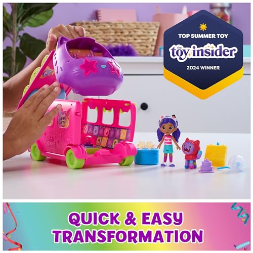 Purr-ific Pool Playset with Gabby and MerCat Figures, Color-Changing Mermaid Tails and Pool Accessories G618