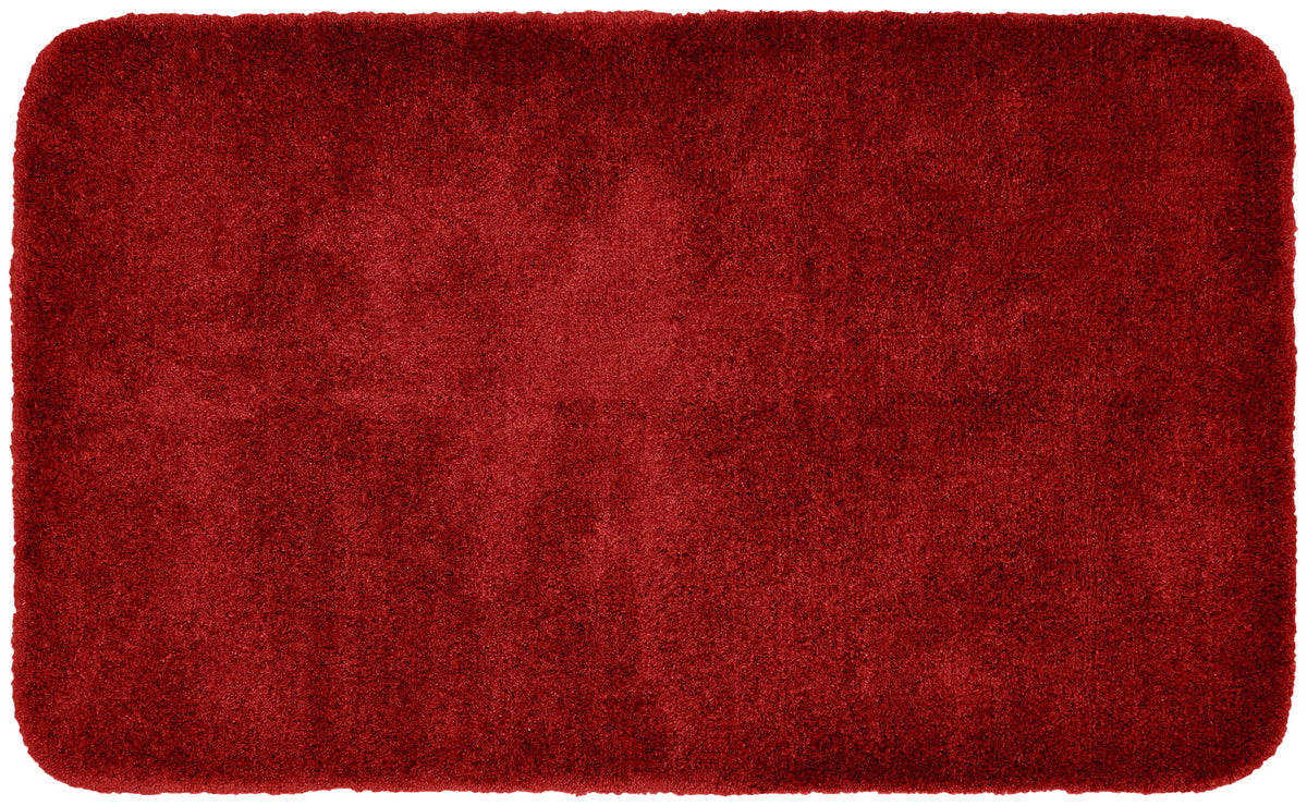 Chili Pepper Red Washable Bath Rug D789253
