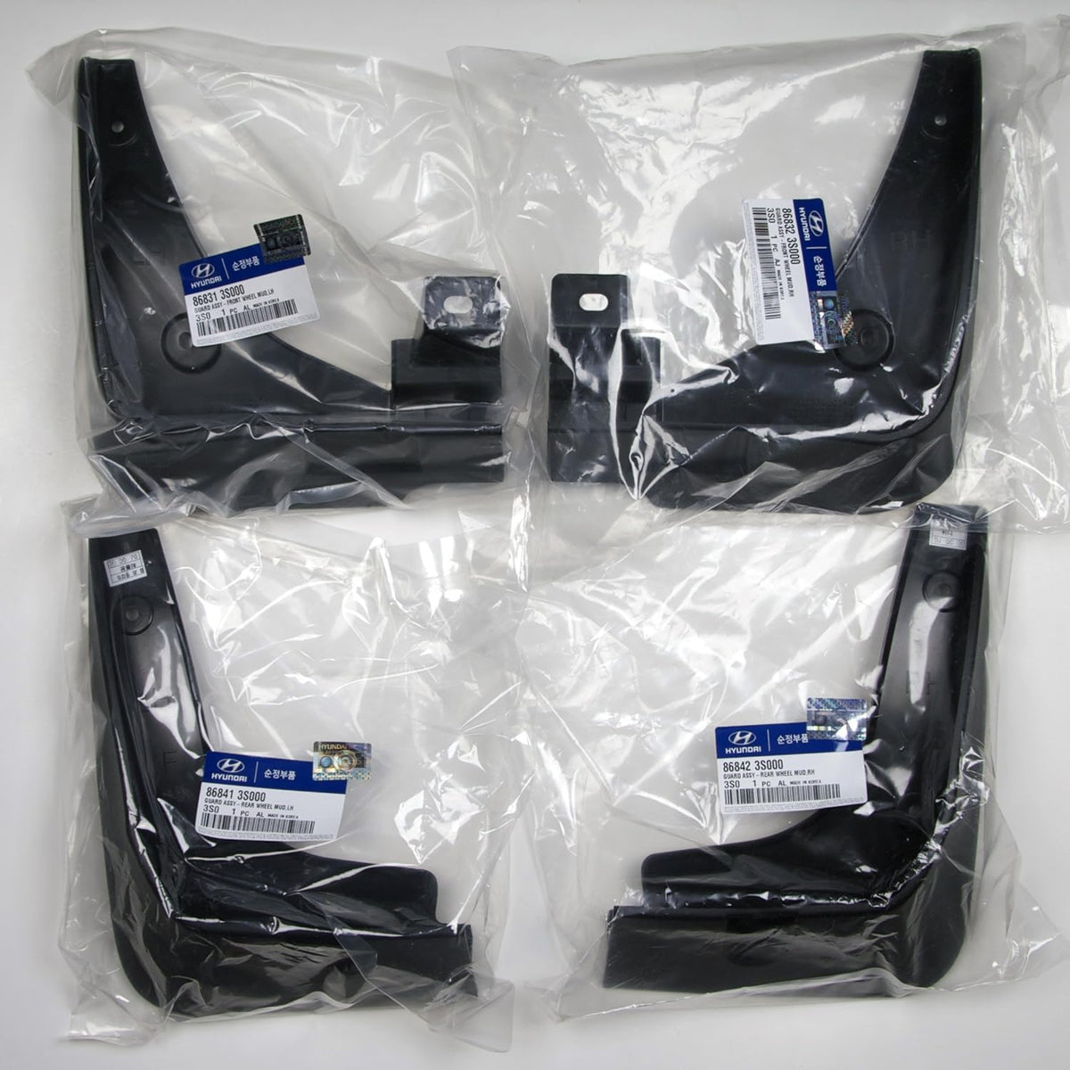 Mud Guard Flap Splash 4-pc Set Z70057