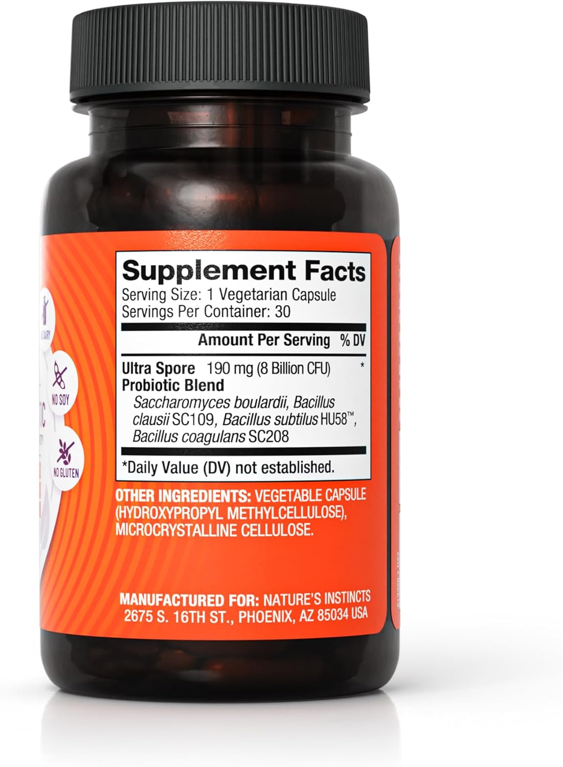 30 Capsules Soil Based Probiotic T33158