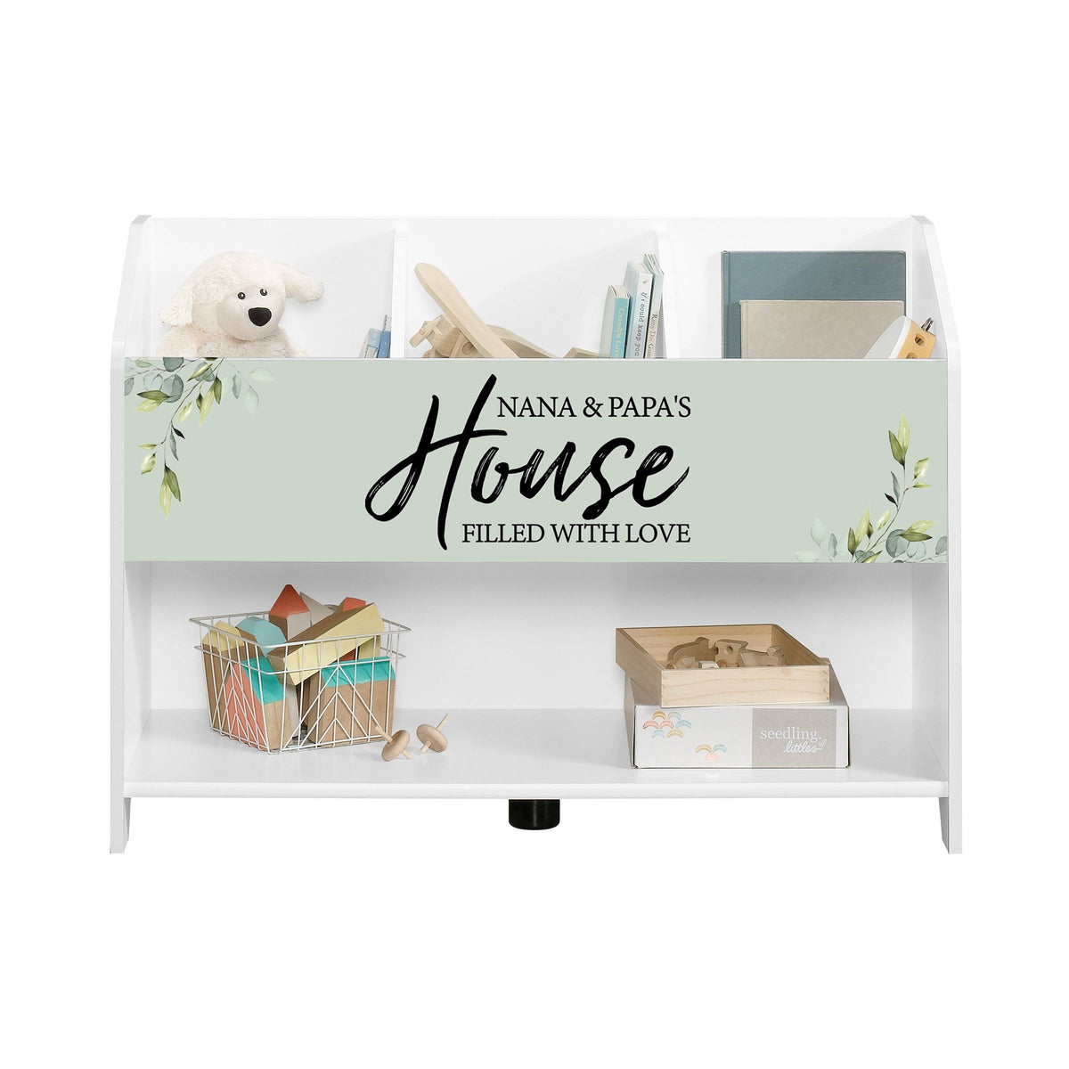 40.125 x 17.5 x 28.625 Bookcase Footboard Storage Box H317