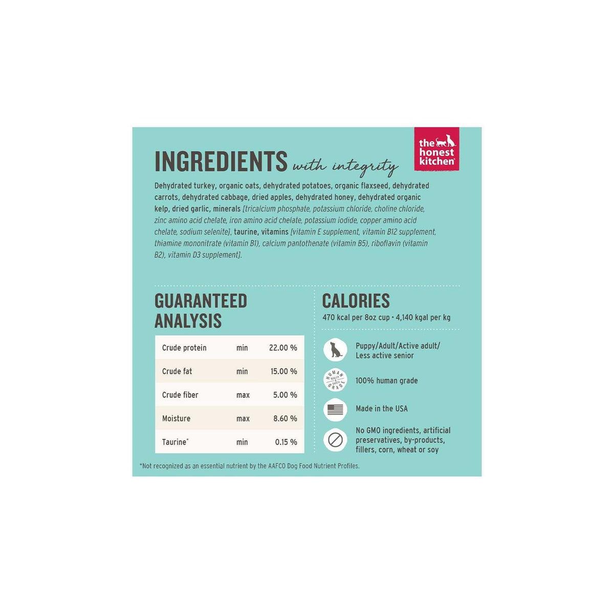 Dehydrated Whole Grain Dog Food Turkey G6249