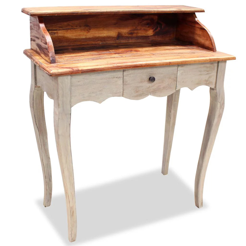 Solid Reclaimed Wood Writing Desk V393