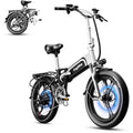 20" Fat Tire 750W 48V 12.8AH/15AH/20AH Battery 7-Speed Folding Electric Bike B4979