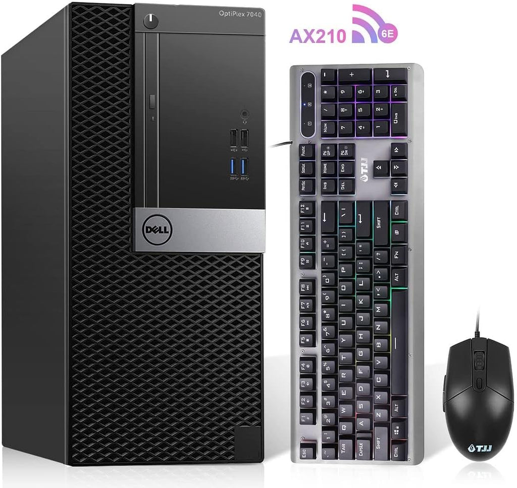PC Tower Desktop Computer i5 6500 32GB DDR4 Ram 512GB M.2 NVMe SSD 1TB HDD Windows 10 Pro (Renewed) X5979