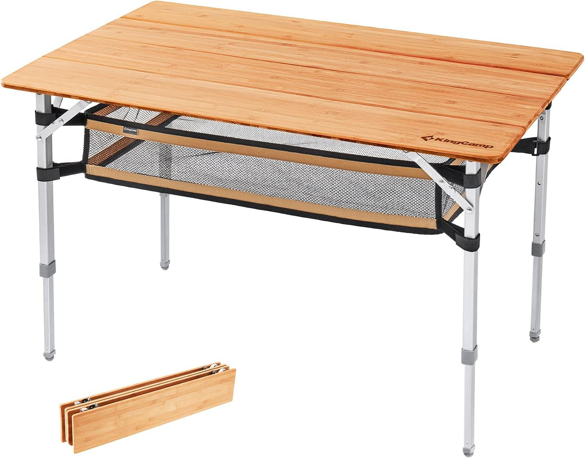 Bamboo Heavy Duty Oversize Portable Folding Table Z9802