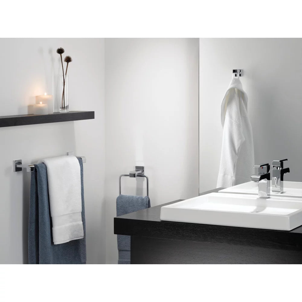 Towel Ring, Matte Black B46405