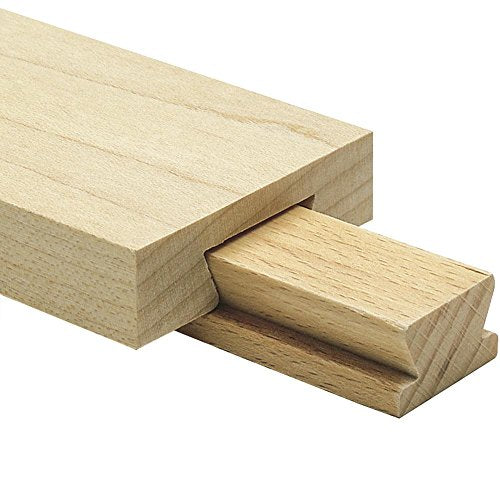 22" Interlocking Dovetail Bottom Mount Wooden Drawer Slides F4383