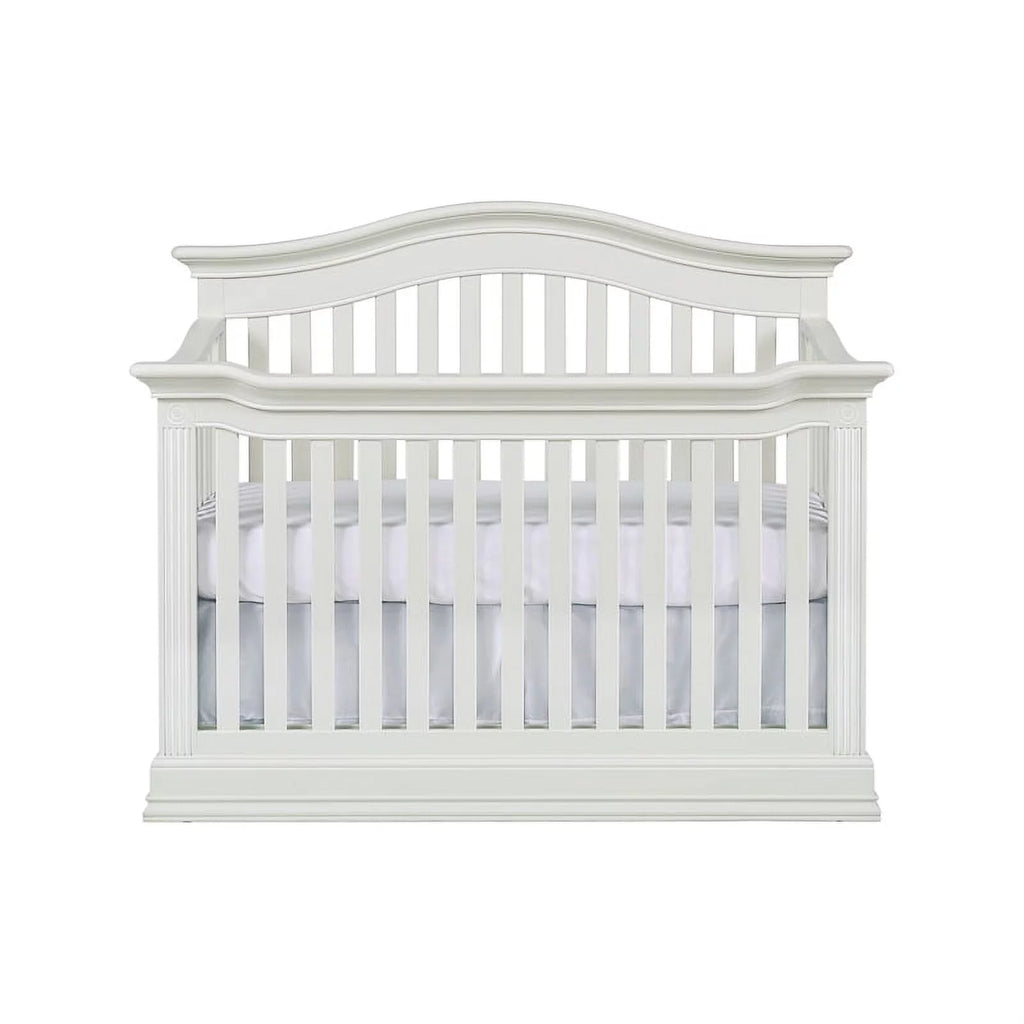 Glazed White 4-in-1 Convertible Wood Crib R606