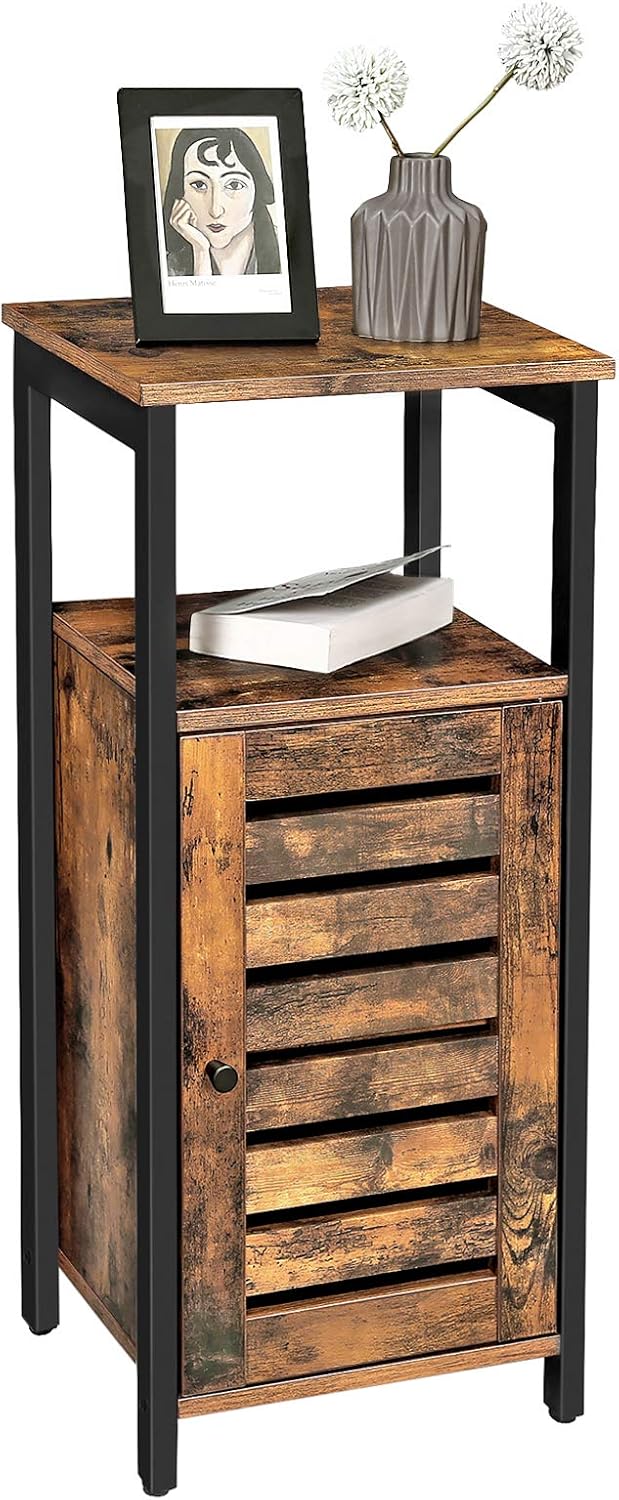 Rustic Brown Standing Storage Cabinet R5747