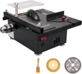 Mini Table Saw, 96W, 0-90 Angle Cutting, 7-Level Speed Adjustable, 1.3in Cutting Depth T179