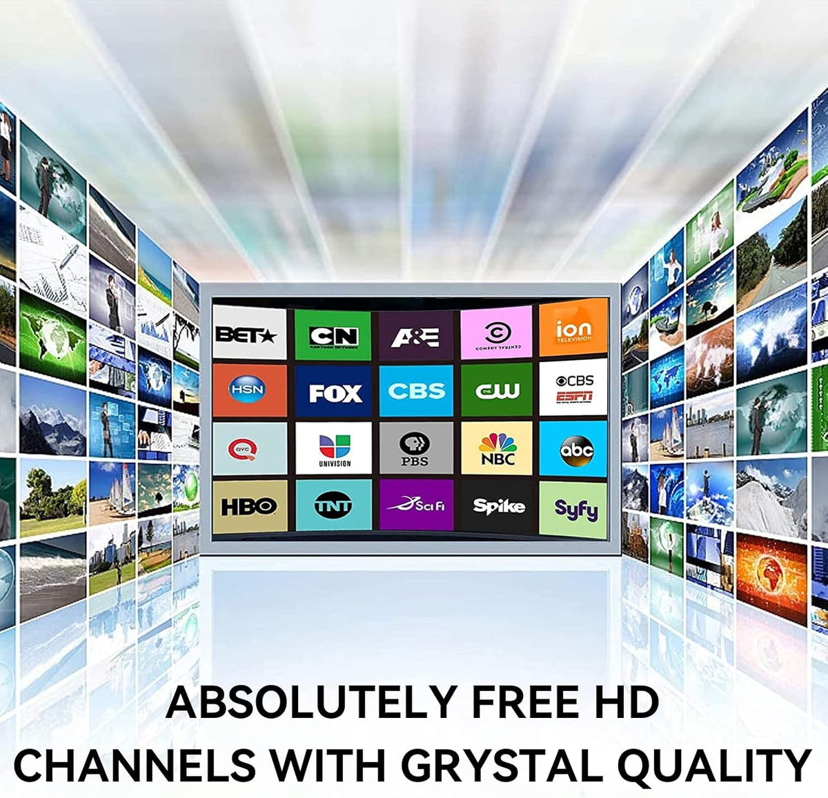Digital HD TV Antenna with 28ft Coaxial Cable I139