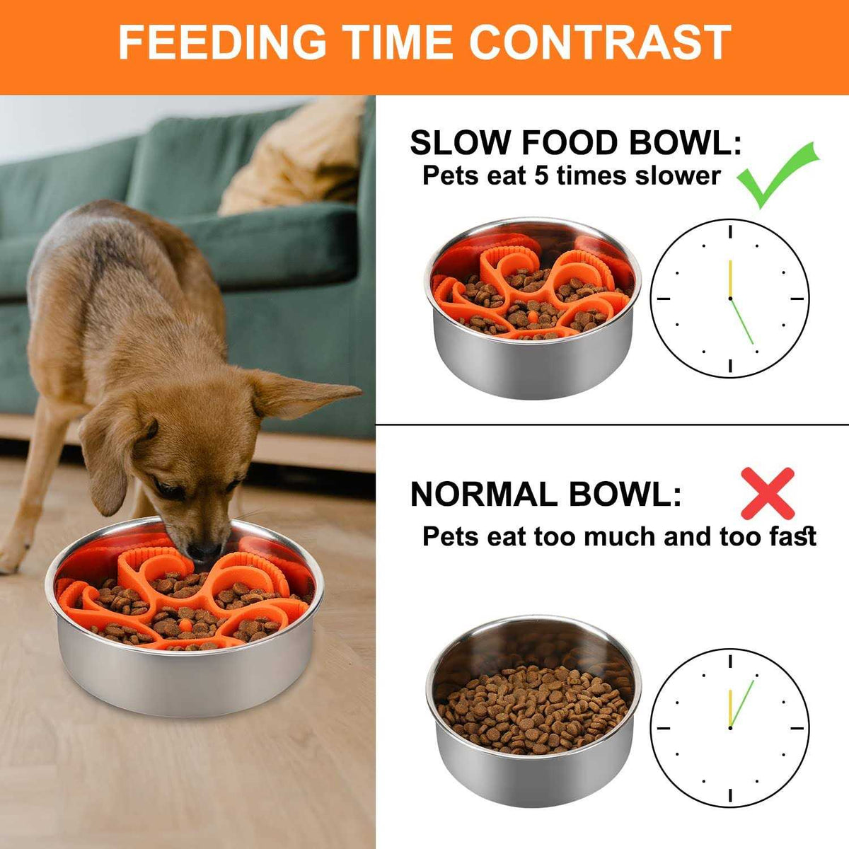 Silicone Spiral Slow Feeder Dog Bowl D871795