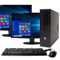 Pre-Owned Desktop Computer PC, Intel Quad-Core i5, 240GB SSD, 16GB DDR3 RAM, Windows 10 Home, 22in Monitor, Keyboard and Mouse M229