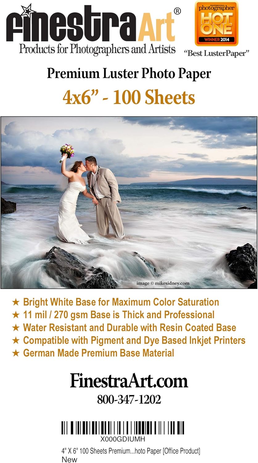 Premium Luster Inkjet Photo Paper Roll D2552