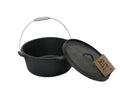 12 Quart Cast Iron Camp Oven with Flanged Lid U304467