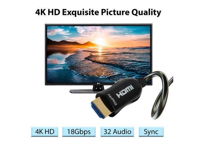 80ft Fiber Optic HDMI Cable 4K HDR I31158