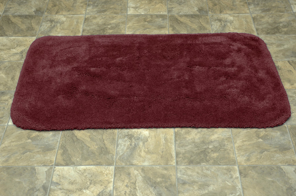 Chili Pepper Red Washable Bath Rug D789253