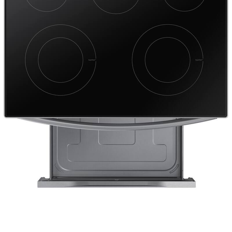 6.3 cu. ft. Smart Freestanding Electric Range with Rapid Boil and Self Clean in Stainless Steel L736606