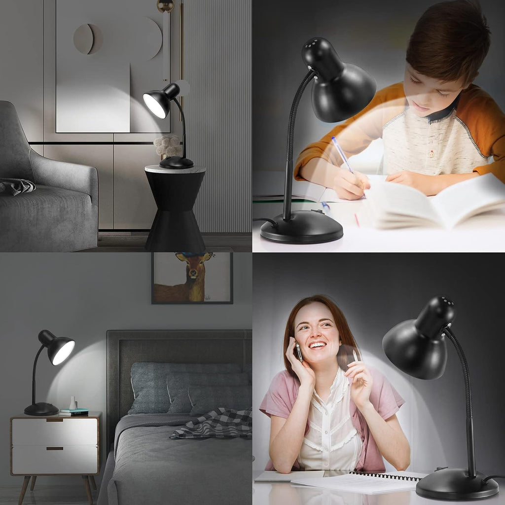 Metal Desk Lamp with LED Bulb U83974