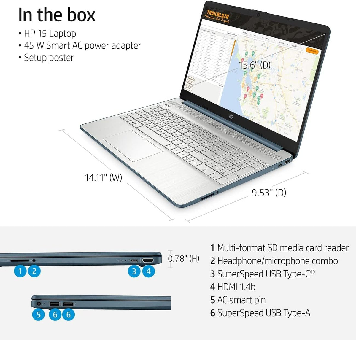 15.6" Full HD AMD Ryzen 5 16GB RAM 1TB SSD Laptop S6714