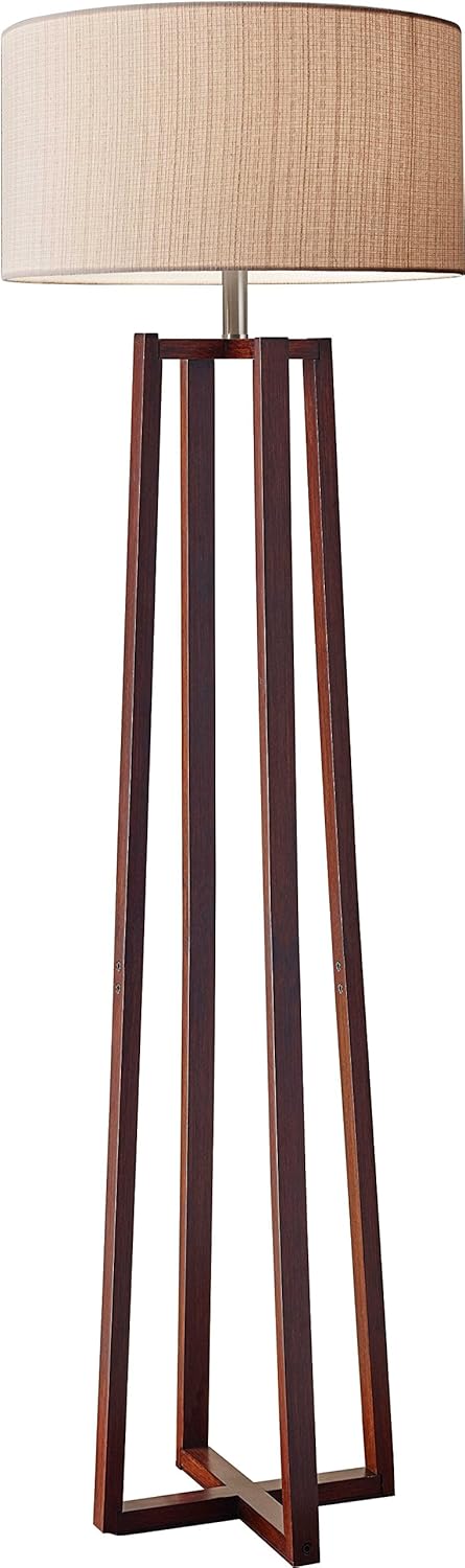 Walnut Birch Wood Floor Lamp M514403
