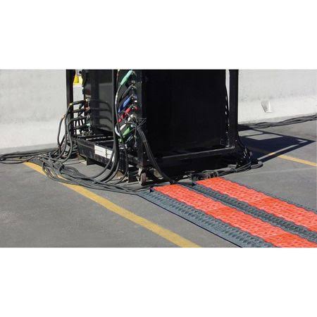 Black Orange 5-Channel Cable Protector Y935