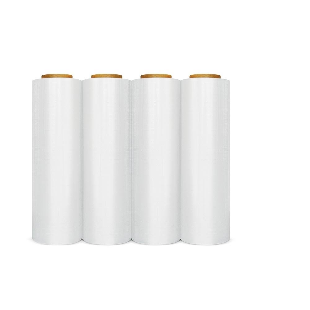 18x22 x 1500 x 65 Gauge Clear Cast Stretch Film Wrap 8 Rolls X6927