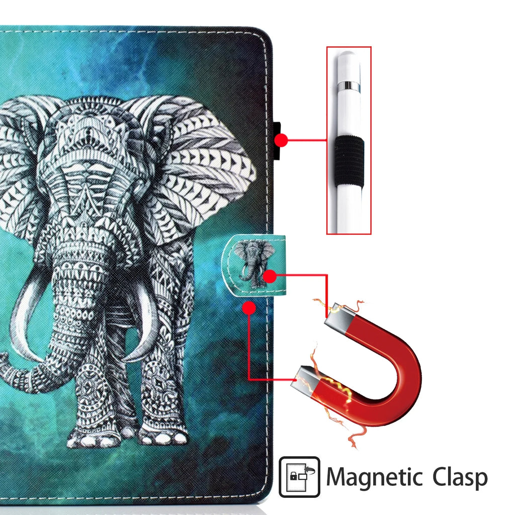 Elephant 10.9 Inch Slim Fit Folio Stand Case with Auto Sleep Wake Smart Cover M26876