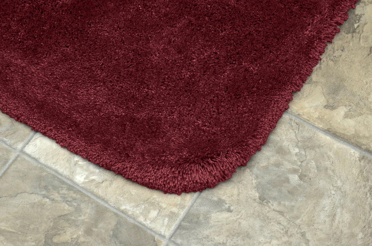 Chili Pepper Red Washable Bath Rug D789253