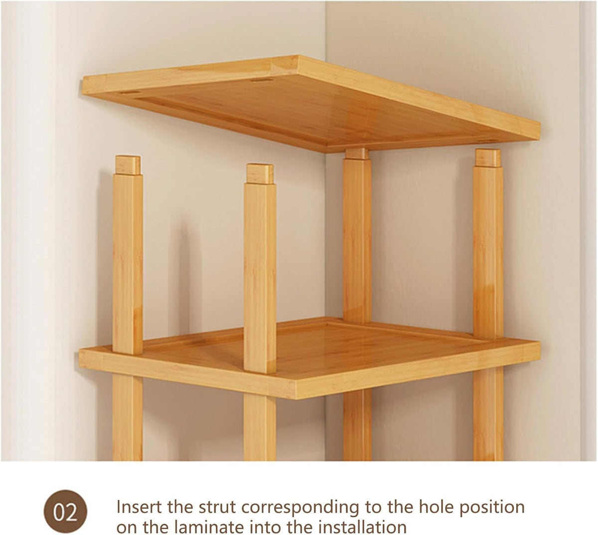 Bamboo 7-Tier Shoe Rack Storage Organizer Shelf Y232853