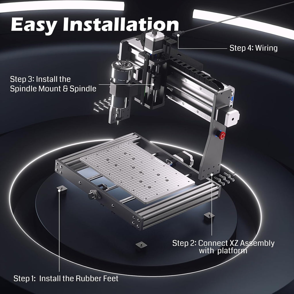 3020-PRO MAX V2 CNC Router Machine with Y-Axis Extension Kit B822
