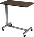 Walnut Overbed Table with Height Adjustment Y73593