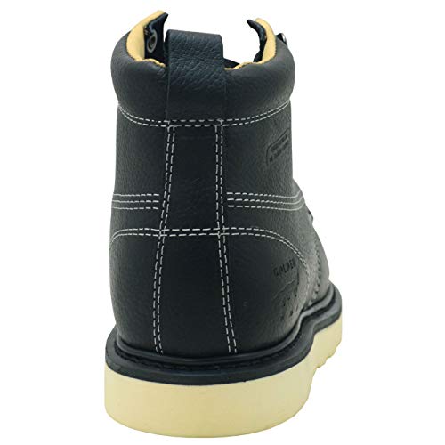 Steel Toe Work Boots 6" Moc Toe Wedge C236