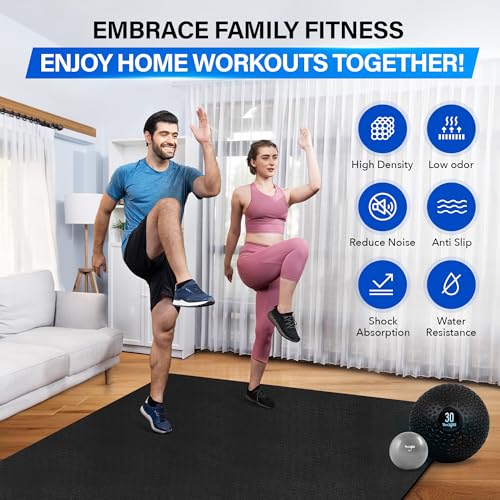 Large 6'x4'x7mm Foam Exercise Mat N13861