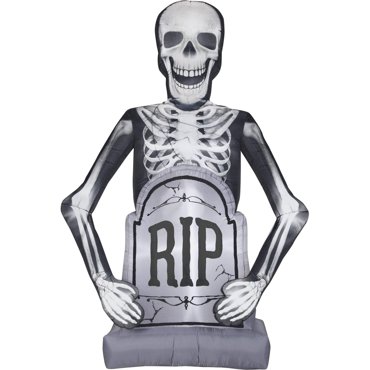 10 ft Tall Multicolored Airblown Skeleton Q888