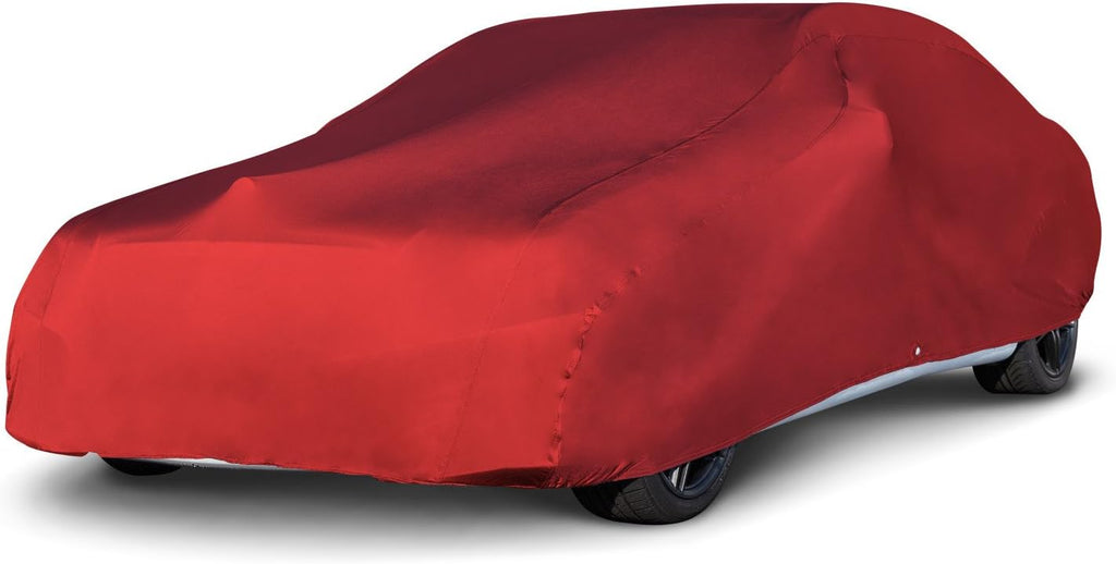 Red Stretch Car Cover for Cars up to 228" Q13068