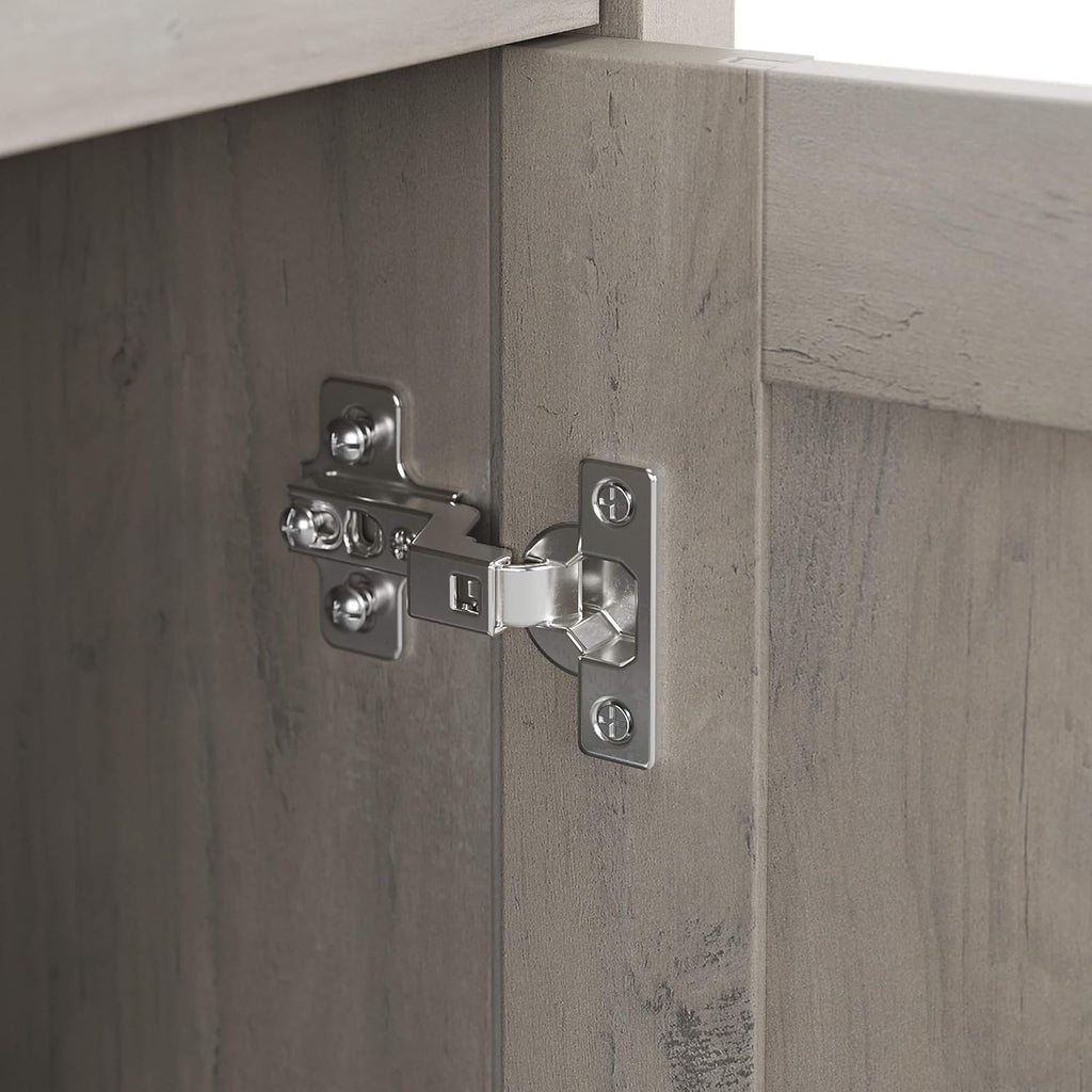 Accent Storage Cabinet with Doors, Driftwood Gray N130