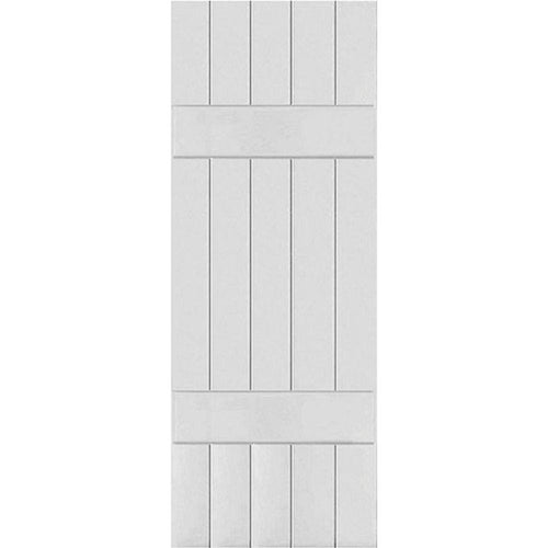 18x22 x 55x22 Primed Cedar Board-n-Batten Shutters (Per Pair) E456876