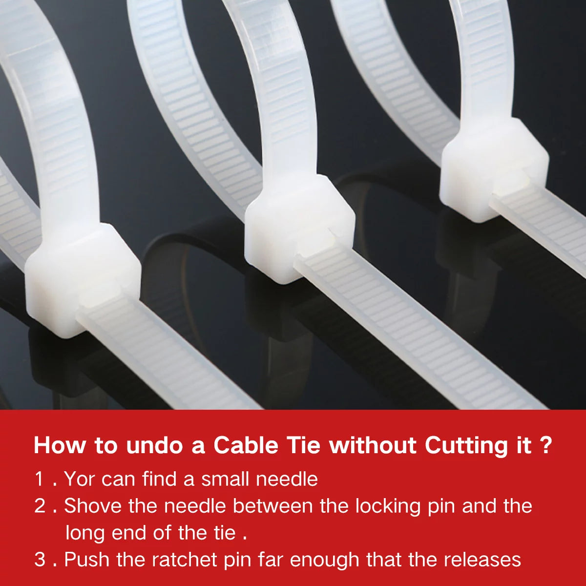 24 Inch Heavy Duty Zip Ties V2770