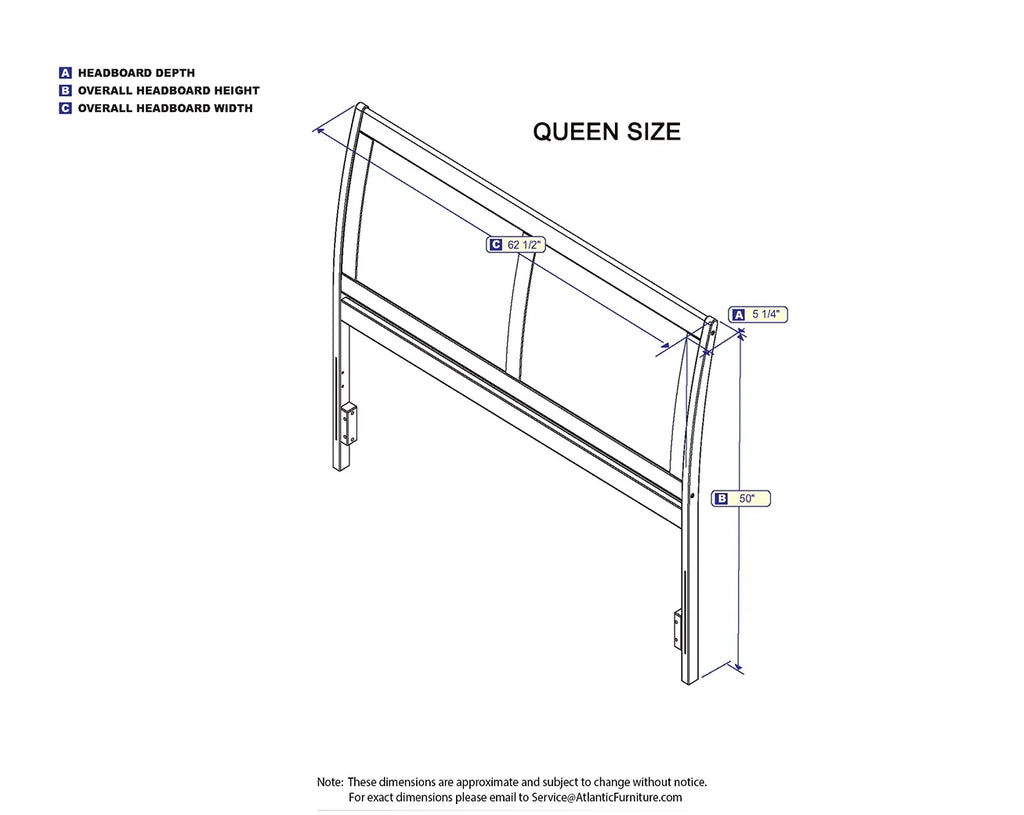 Queen Espresso Headboard L907059
