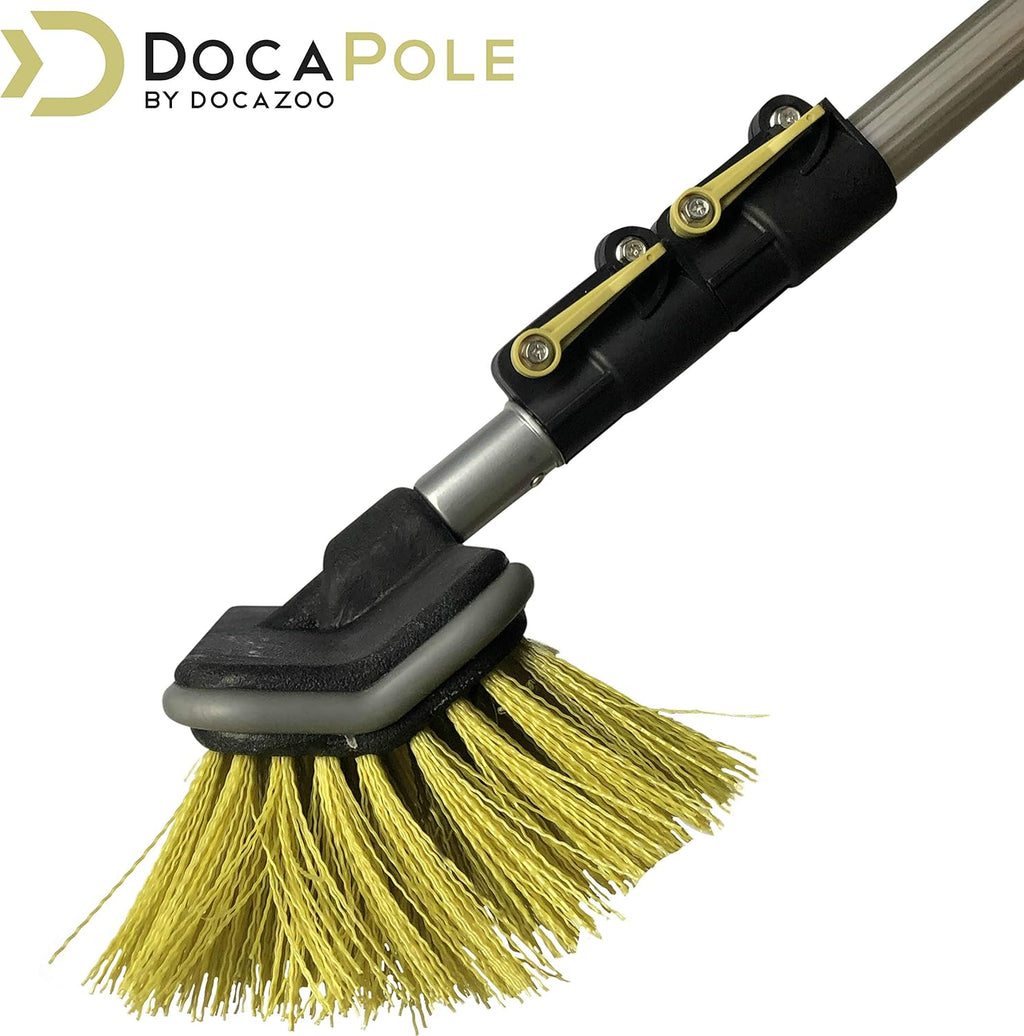 11 Inch Hard Bristle Deck Brush with Telescoping Pole Y122