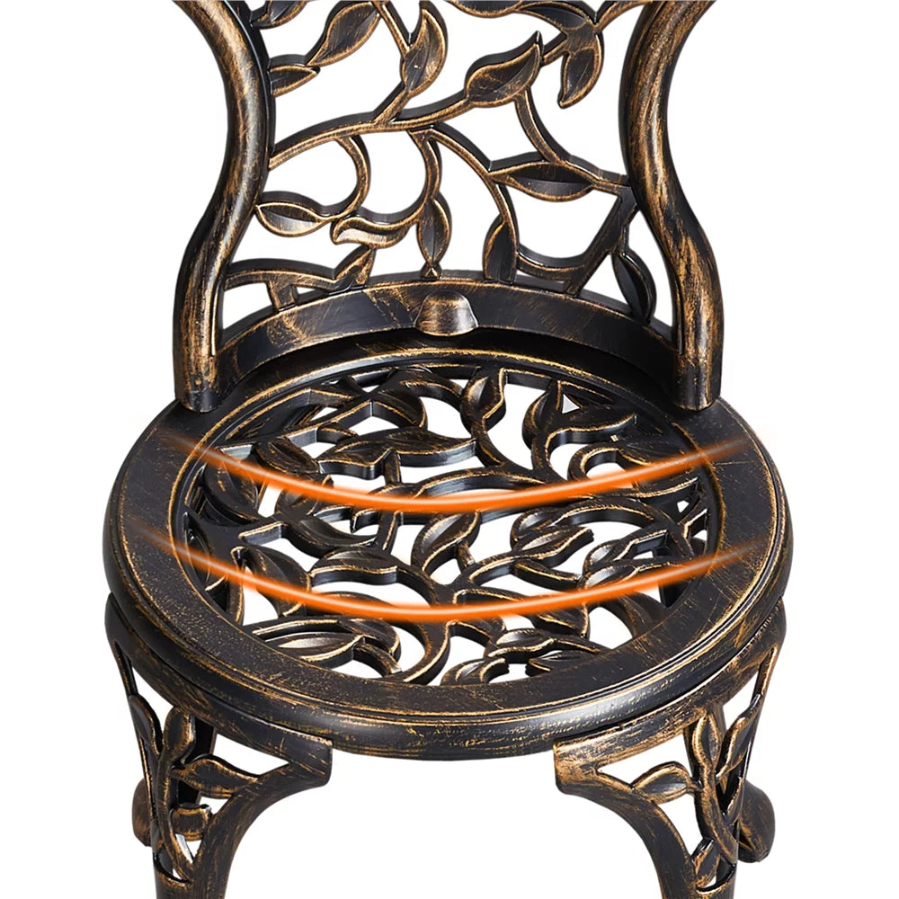 3 Piece Patio Bistro Table Set Q69091