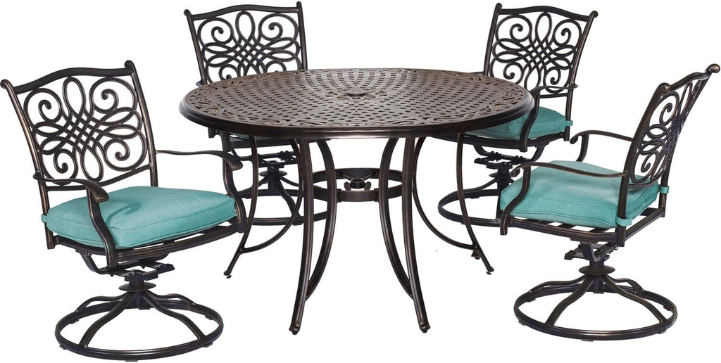 Blue 5-Piece Dining Set U2130