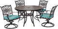 Blue 5-Piece Dining Set U2130