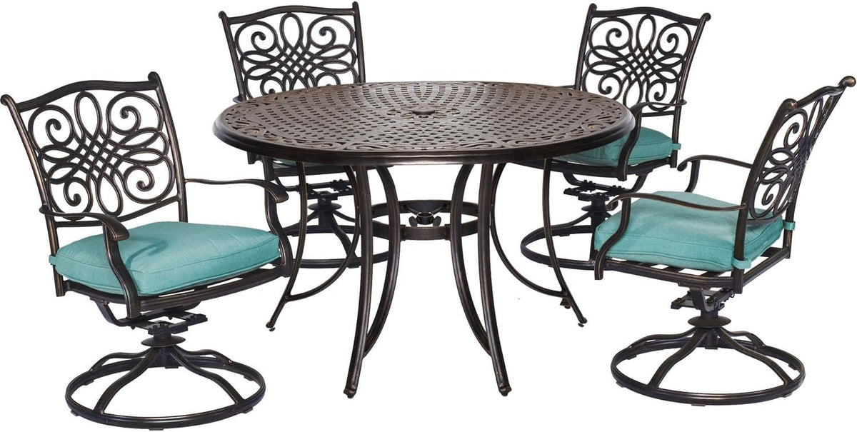 Blue 5-Piece Dining Set U2130